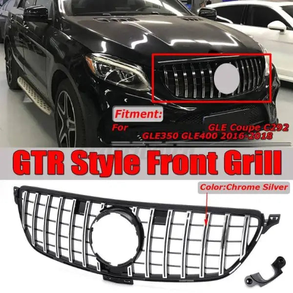 Car Craft Front Bumper Grill Compatible With Mercedes Gle