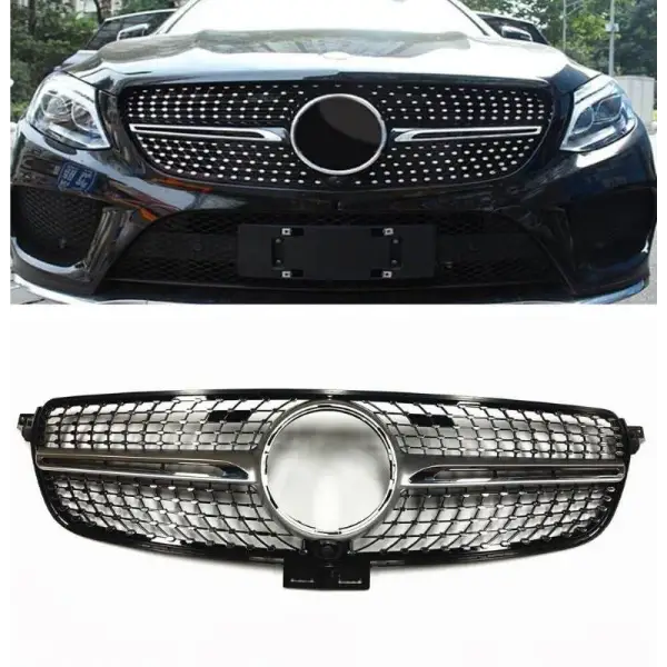 Car Craft Front Bumper Grill Compatible With Mercedes Gle