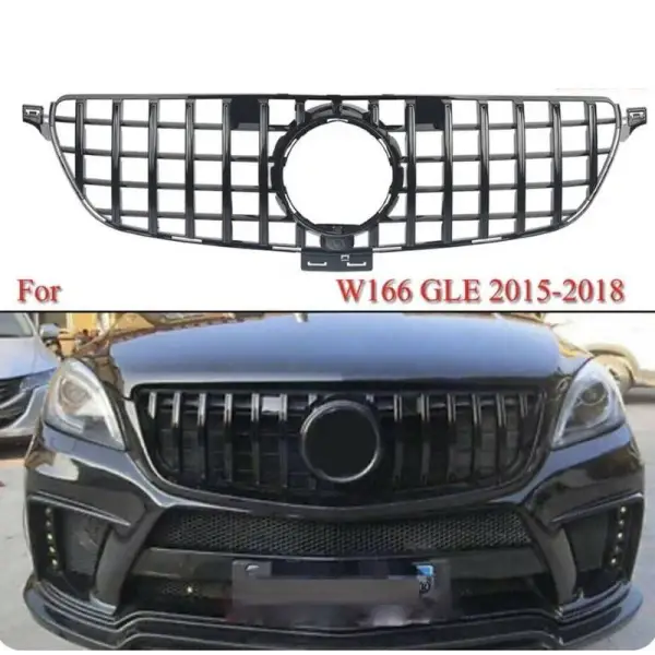 Car Craft Front Bumper Grill Compatible With Mercedes Gle