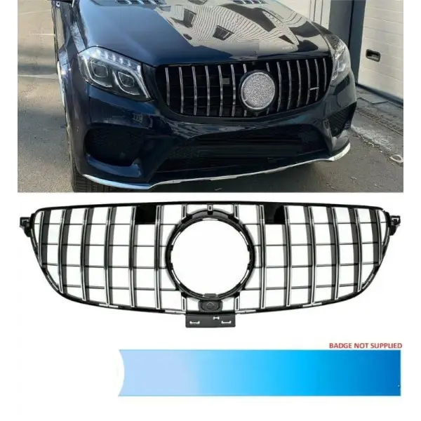 Car Craft Front Bumper Grill Compatible With Mercedes Gle