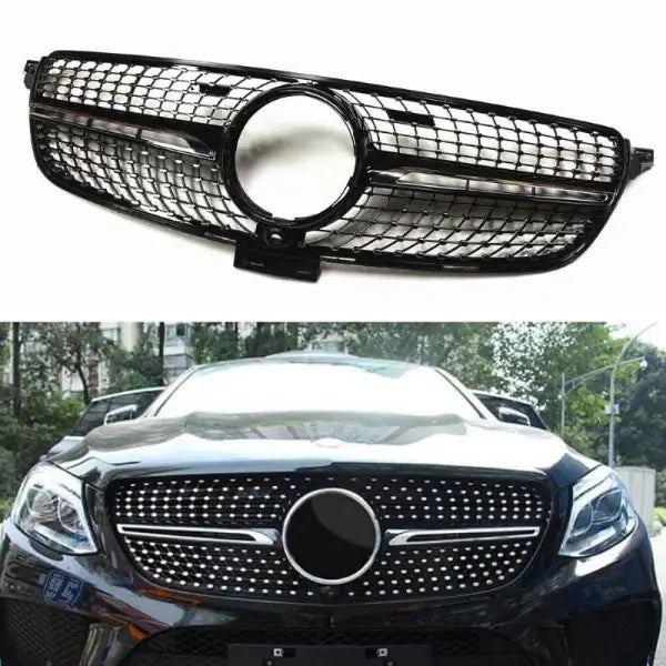 Car Craft Front Bumper Grill Compatible With Mercedes Gle