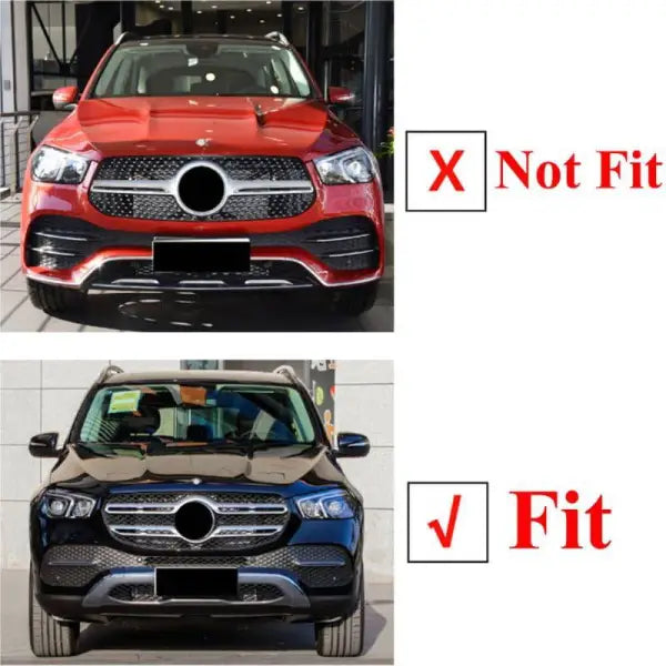 Car Craft Front Bumper Grill Compatible With Mercedes Gle