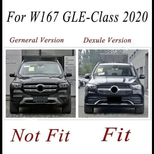 Car Craft Front Bumper Grill Compatible With Mercedes Gle