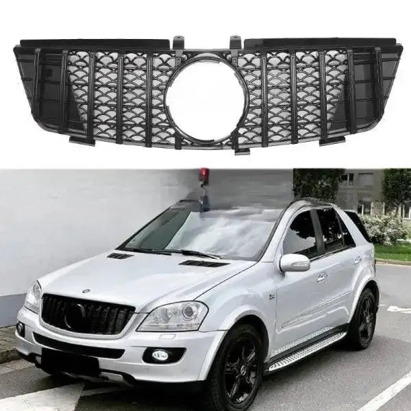 Car Craft Front Bumper Grill Compatible With Mercedes Ml