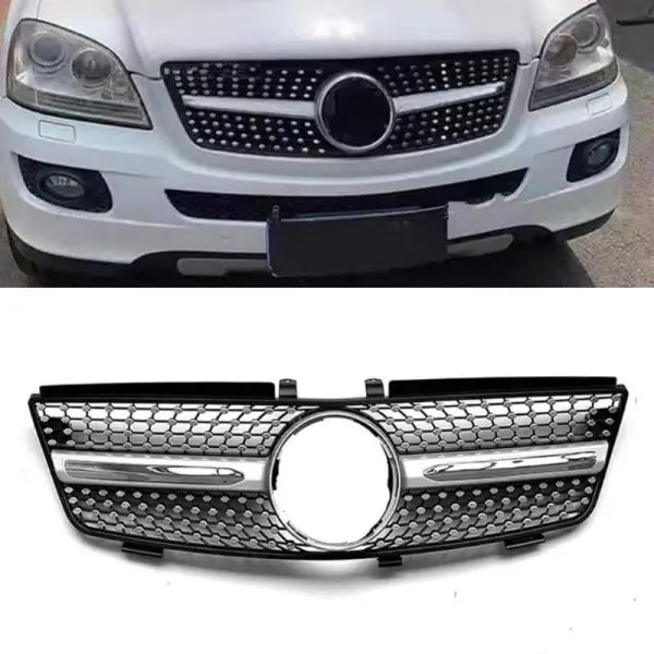 Car Craft Front Bumper Grill Compatible With Mercedes Ml