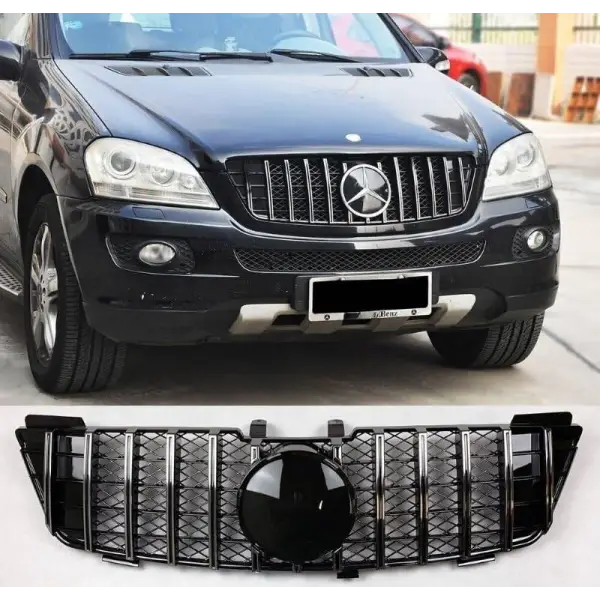 Car Craft Front Bumper Grill Compatible With Mercedes Ml