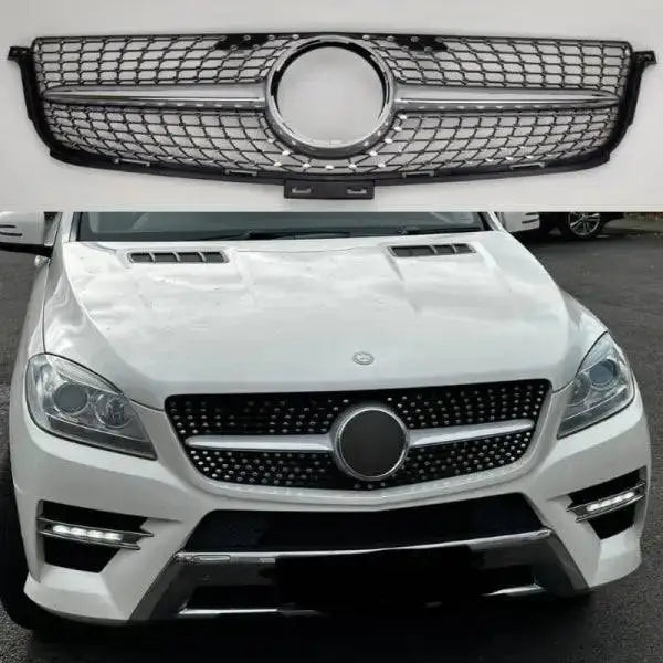 Car Craft Front Bumper Grill Compatible With Mercedes Ml