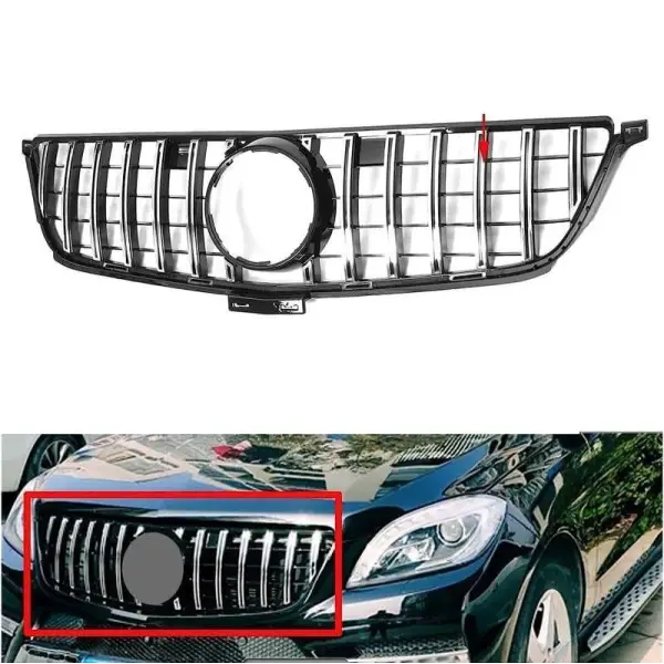 Car Craft Front Bumper Grill Compatible With Mercedes Ml