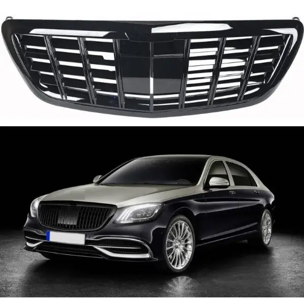 Car Craft Front Bumper Grill Compatible With Mercedes S