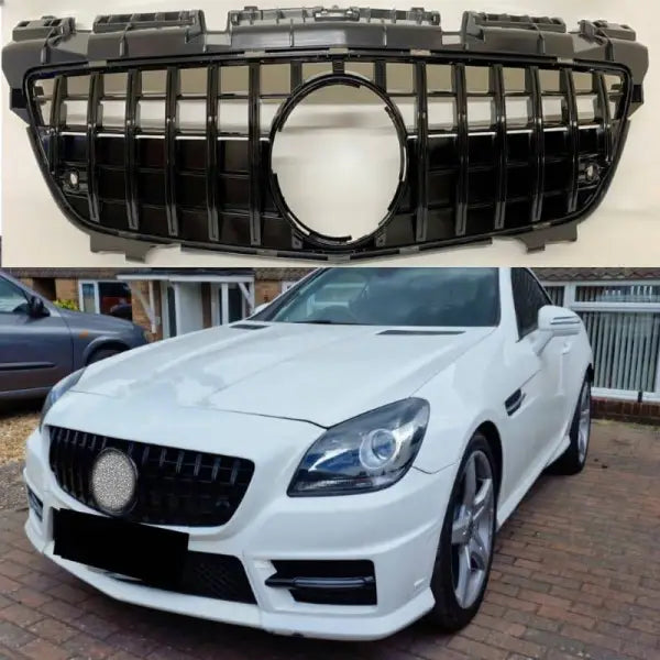 Car Craft Front Bumper Grill Compatible With Mercedes Slk