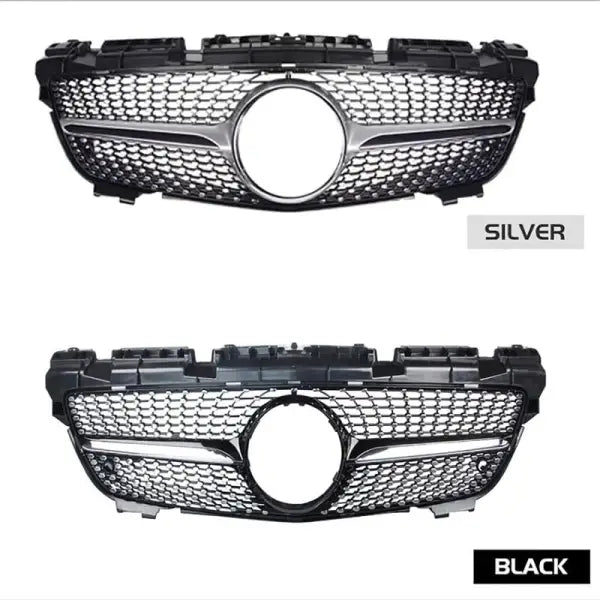 Car Craft Front Bumper Grill Compatible With Mercedes Slk