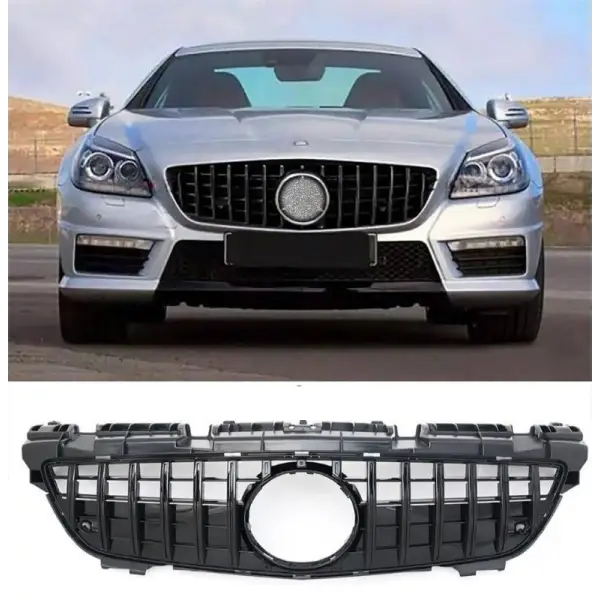 Car Craft Front Bumper Grill Compatible With Mercedes Slk