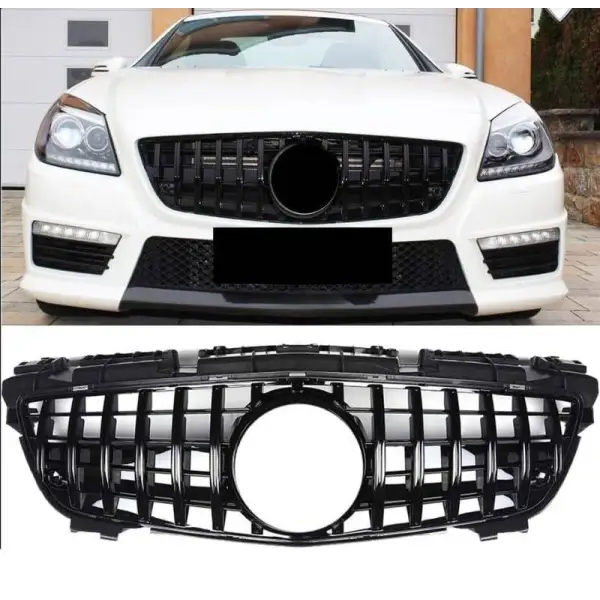 Car Craft Front Bumper Grill Compatible With Mercedes Slk