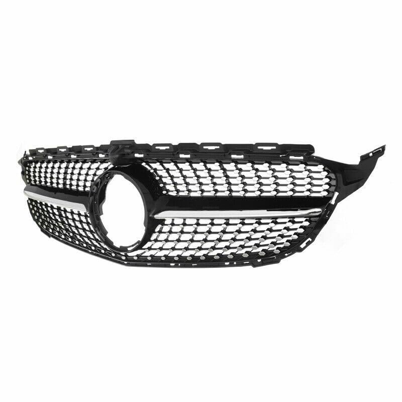 Car Craft Front Bumper Grill Compatible With Mercedes Benz C Class W205 2019-2022 Front Bumper Grill W205 Grill Diamond Black Lci - CAR CRAFT INDIA