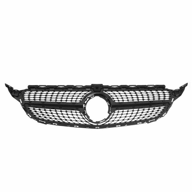 Car Craft Front Bumper Grill Compatible With Mercedes Benz C Class W205 2019-2022 Front Bumper Grill W205 Grill Diamond Black Lci - CAR CRAFT INDIA