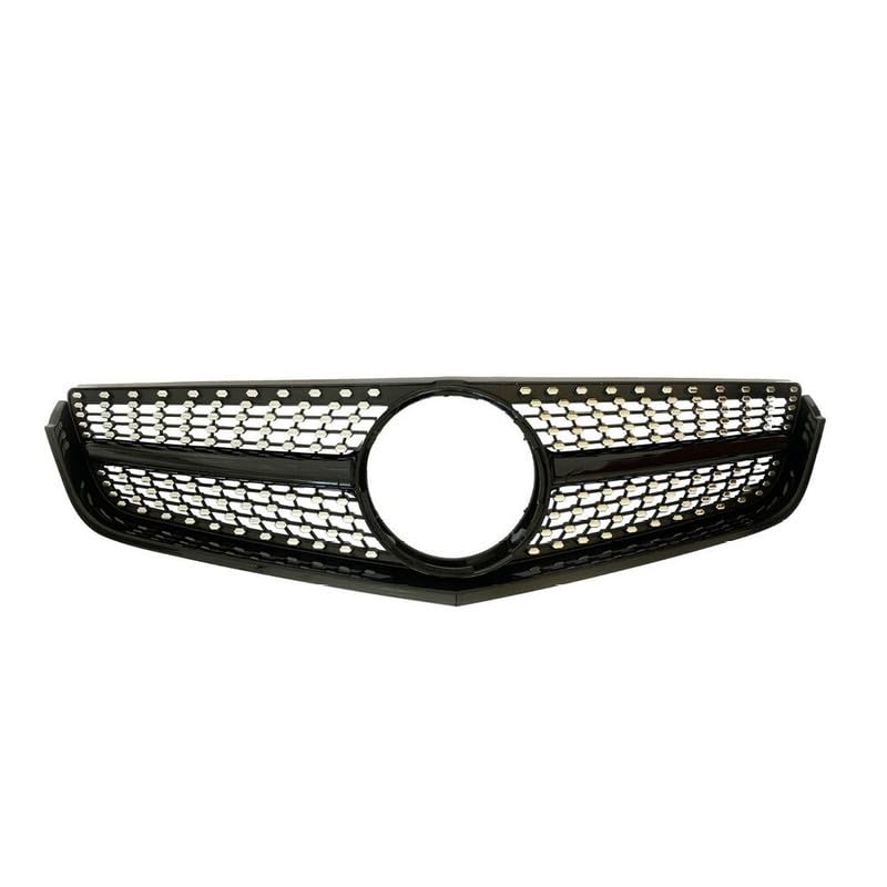 Car Craft Front Bumper Grill Compatible With Mercedes Benz E Class W207 2009-2013 Coupe Convertible Cabrolette Front Bumper Grill W207 Grill Diamond Black - CAR CRAFT INDIA