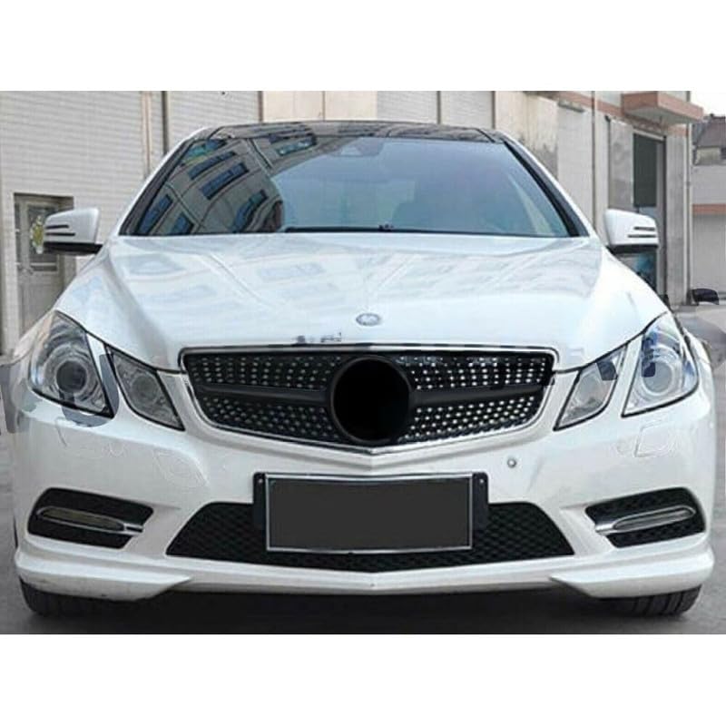 Car Craft Front Bumper Grill Compatible With Mercedes Benz E Class W207 2009-2013 Coupe Convertible Cabrolette Front Bumper Grill W207 Grill Diamond Black - CAR CRAFT INDIA