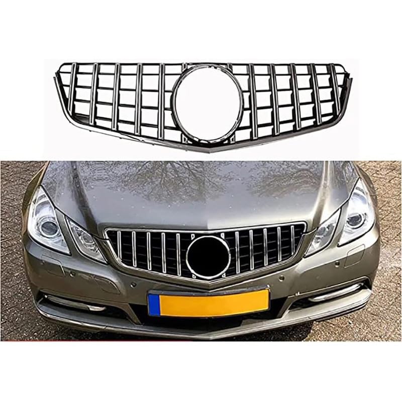 Car Craft Front Bumper Grill Compatible With Mercedes Benz E Class W207 2009-2013 Coupe Convertible Cabrolette Front Bumper Grill W207 Grill Gtr Black - CAR CRAFT INDIA