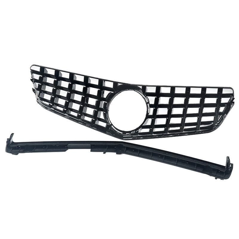 Car Craft Front Bumper Grill Compatible With Mercedes Benz E Class W207 2009-2013 Coupe Convertible Cabrolette Front Bumper Grill W207 Grill Gtr Silver - CAR CRAFT INDIA