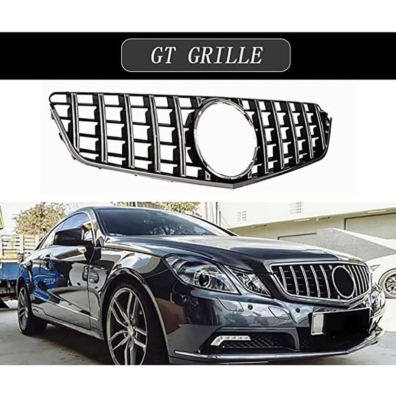 Car Craft Front Bumper Grill Compatible With Mercedes Benz E Class W207 2009-2013 Coupe Convertible Cabrolette Front Bumper Grill W207 Grill Gtr Black - CAR CRAFT INDIA