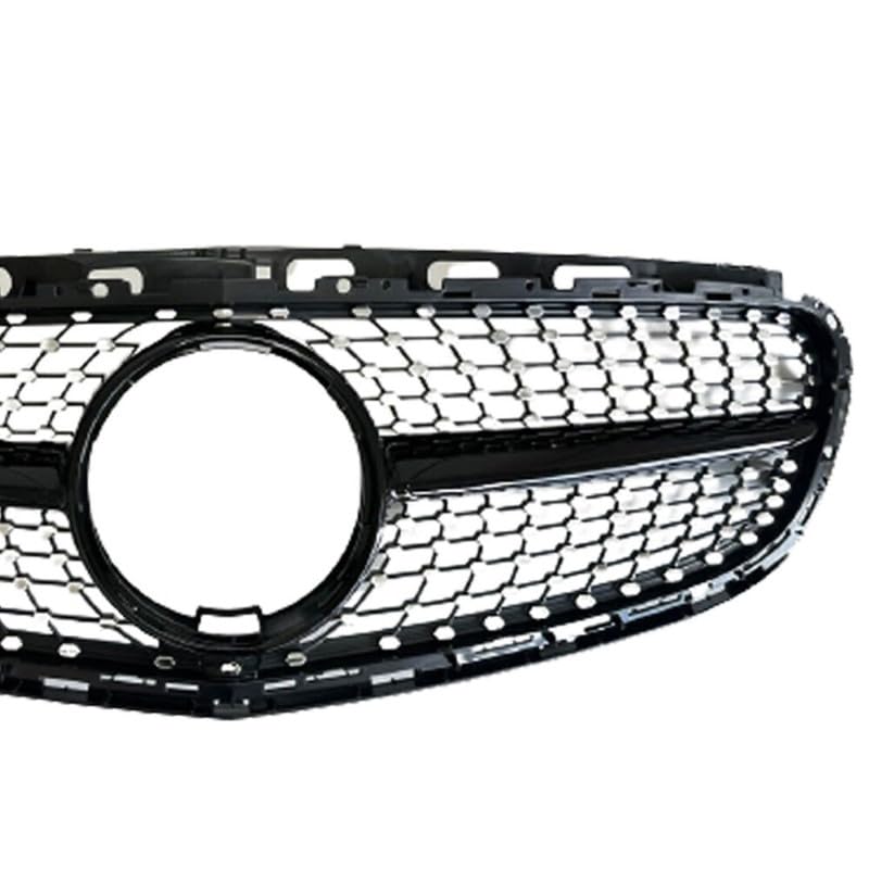 Car Craft Front Bumper Grill Compatible With Mercedes Benz E Class W212 2013-2016 Front Bumper Grill W212 Grill Diamond Black Lci - CAR CRAFT INDIA