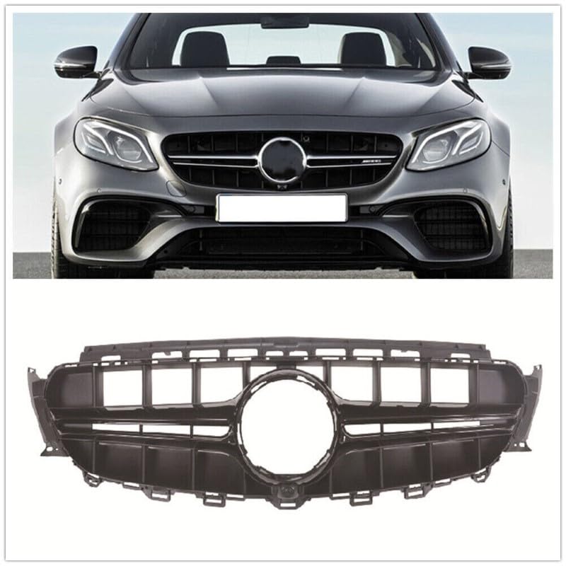 Car Craft Front Bumper Grill Compatible With Mercedes Benz E Class W213 2016-2021 Front Bumper Grill W213 Grill Black E63 - CAR CRAFT INDIA