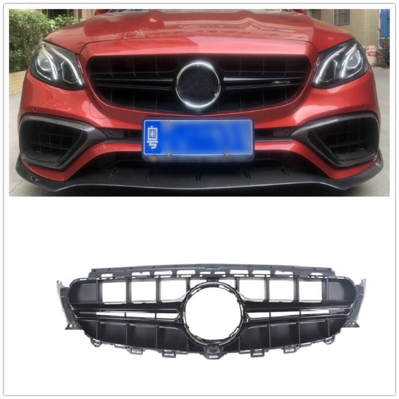Car Craft Front Bumper Grill Compatible With Mercedes Benz E Class W213 2016-2021 Front Bumper Grill W213 Grill Black E63 - CAR CRAFT INDIA