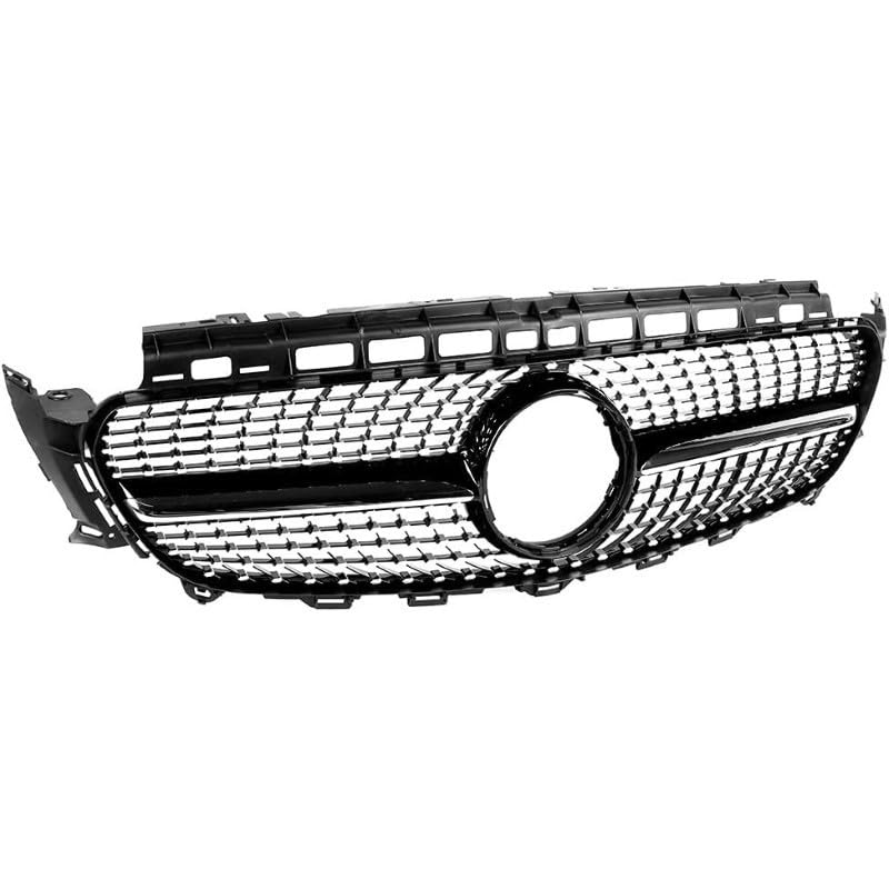 Car Craft Front Bumper Grill Compatible With Mercedes Benz E Class W213 2016-2021 Front Bumper Grill W213 Grill Diamond Black - CAR CRAFT INDIA