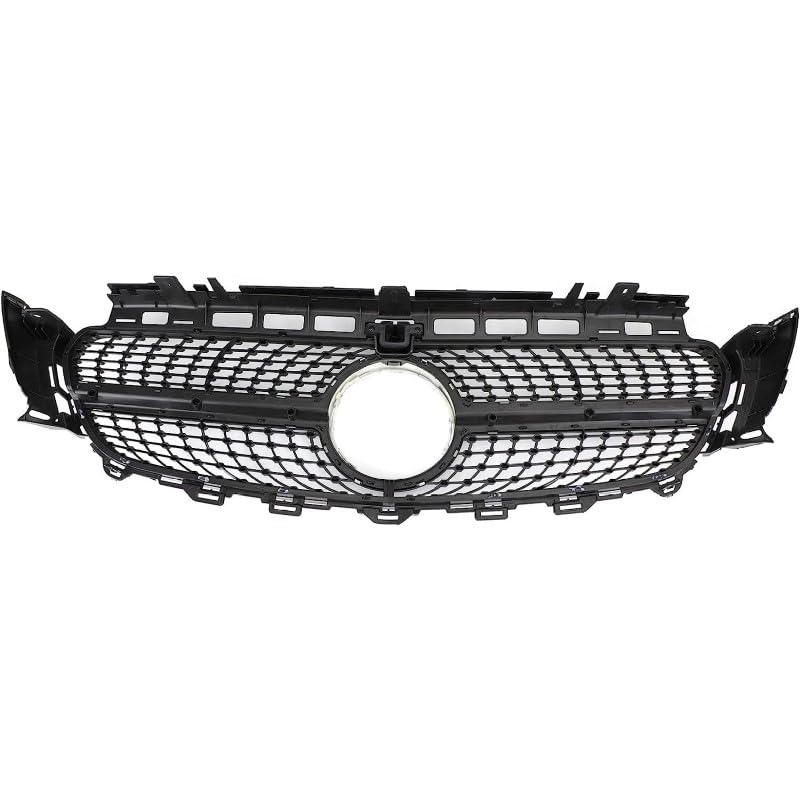 Car Craft Front Bumper Grill Compatible With Mercedes Benz E Class W213 2016-2021 Front Bumper Grill W213 Grill Diamond Black - CAR CRAFT INDIA