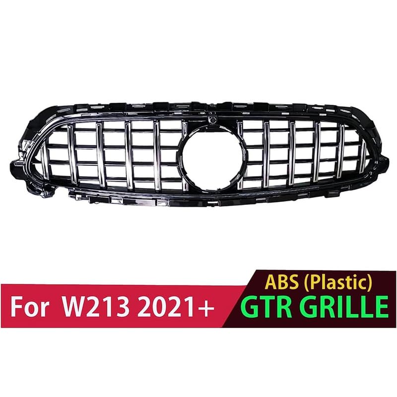 Car Craft Front Bumper Grill Compatible With Mercedes Benz E Class W213 Lci 2021-2023 Front Bumper Grill Panamericana Gt Sports W213 Grill Gtr Black Lci Amg Sports - CAR CRAFT INDIA