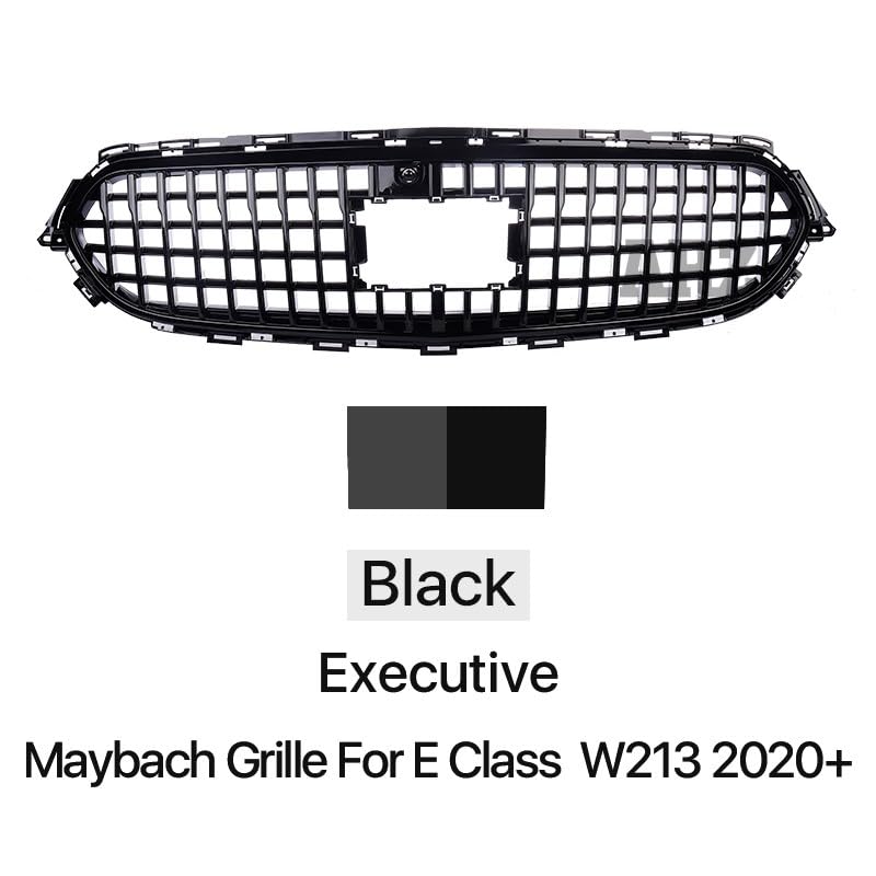 Car Craft Front Bumper Grill Compatible With Mercedes Benz E Class W213 Lci 2021-2023 Front Bumper Grill W213 Grill Maybach Black Lci - CAR CRAFT INDIA