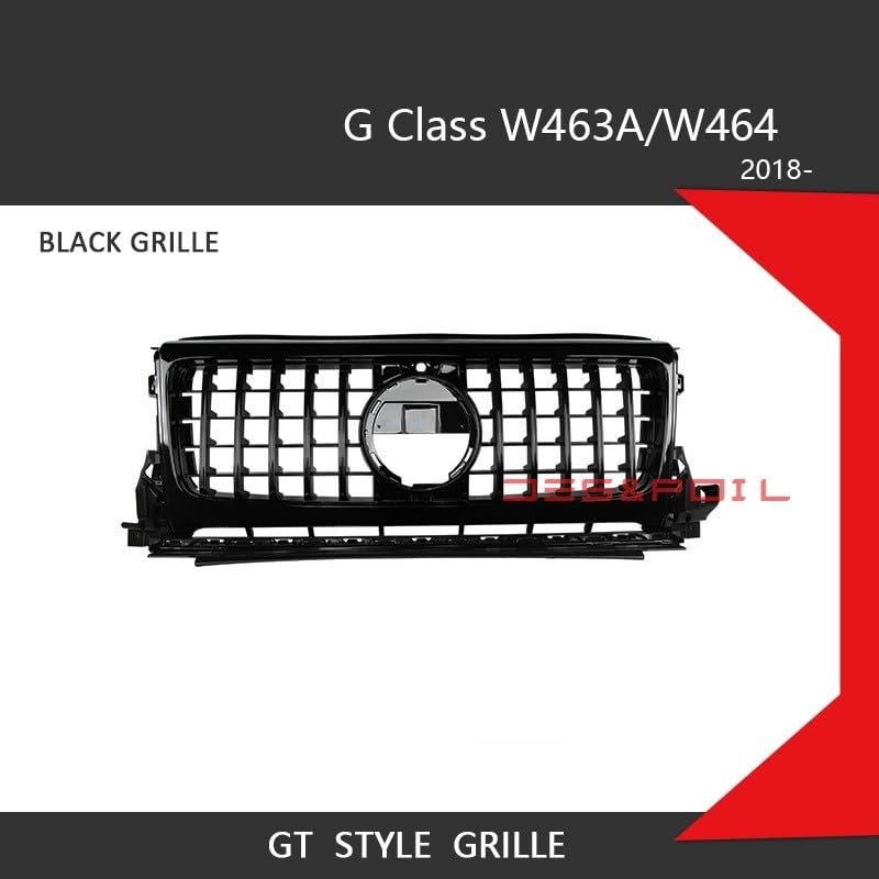 Car Craft Front Bumper Grill Compatible With Mercedes G Class W463 2019-2023 G Wagon G500 G550 G63 G65 G55 Front Bumper Grill W464 Grill Gtr Black - CAR CRAFT INDIA