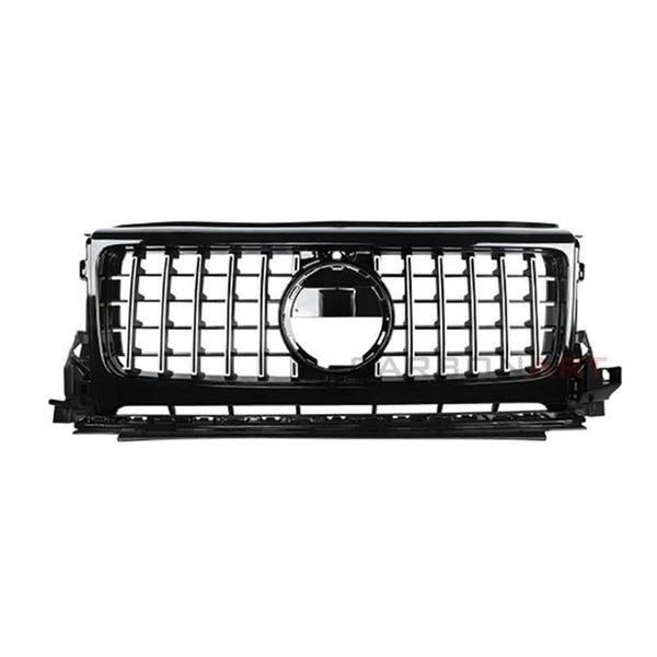Car Craft Front Bumper Grill Compatible With Mercedes G Class W463 2019-2023 G Wagon G500 G550 G63 G65 G55 Front Bumper Grill W464 Grill Gtr Silver - CAR CRAFT INDIA