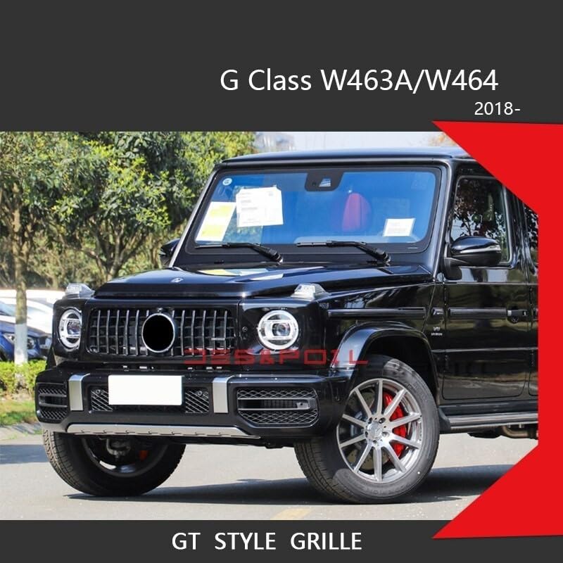 Car Craft Front Bumper Grill Compatible With Mercedes G Class W463 2019-2023 G Wagon G500 G550 G63 G65 G55 Front Bumper Grill W464 Grill Gtr Silver - CAR CRAFT INDIA