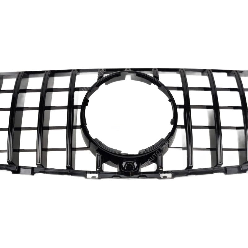 Car Craft Front Bumper Grill Compatible With Mercedes Glc W253 X256 2015-2019 Front Bumper Panamericana Grill W253 Grill Gtr Black - CAR CRAFT INDIA