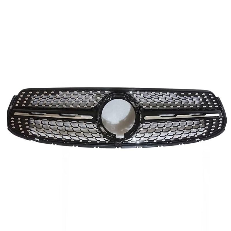 Car Craft Front Bumper Grill Compatible With Mercedes Glc W253 X256 2020-2023 Glc 63 Glc 65 Coupe Front Bumper Panamericana Grill W253 Grill Coupe Diamond Black Lci - CAR CRAFT INDIA