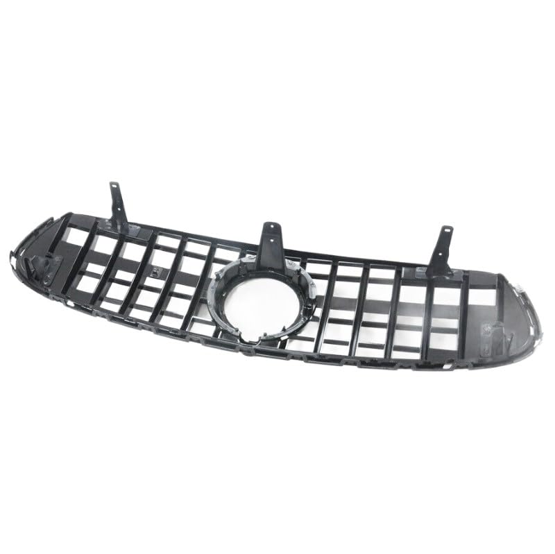 Car Craft Front Bumper Grill Compatible With Mercedes Glc W253 X256 2020-2023 Glc 63 Glc 65 Coupe Front Bumper Panamericana Grill W253 Grill Coupe Gtr Silver Lci - CAR CRAFT INDIA