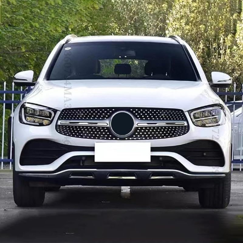 Car Craft Front Bumper Grill Compatible With Mercedes Glc W253 X256 2020-2023 Glc 63 Glc 65 Coupe Front Bumper Panamericana Grill W253 Grill Coupe Diamond Silver Lci - CAR CRAFT INDIA