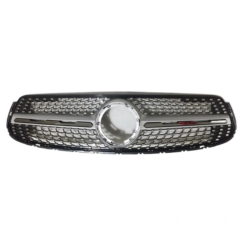 Car Craft Front Bumper Grill Compatible With Mercedes Glc W253 X256 2020-2023 Glc 63 Glc 65 Coupe Front Bumper Panamericana Grill W253 Grill Coupe Diamond Silver Lci - CAR CRAFT INDIA