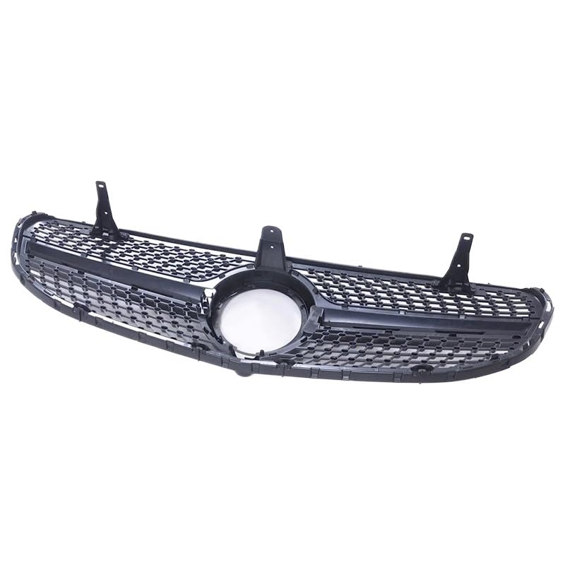 Car Craft Front Bumper Grill Compatible With Mercedes Glc W253 X256 2020-2023 Front Bumper Panamericana Grill W253 Grill Dynamic Diamond Silver Lci - CAR CRAFT INDIA