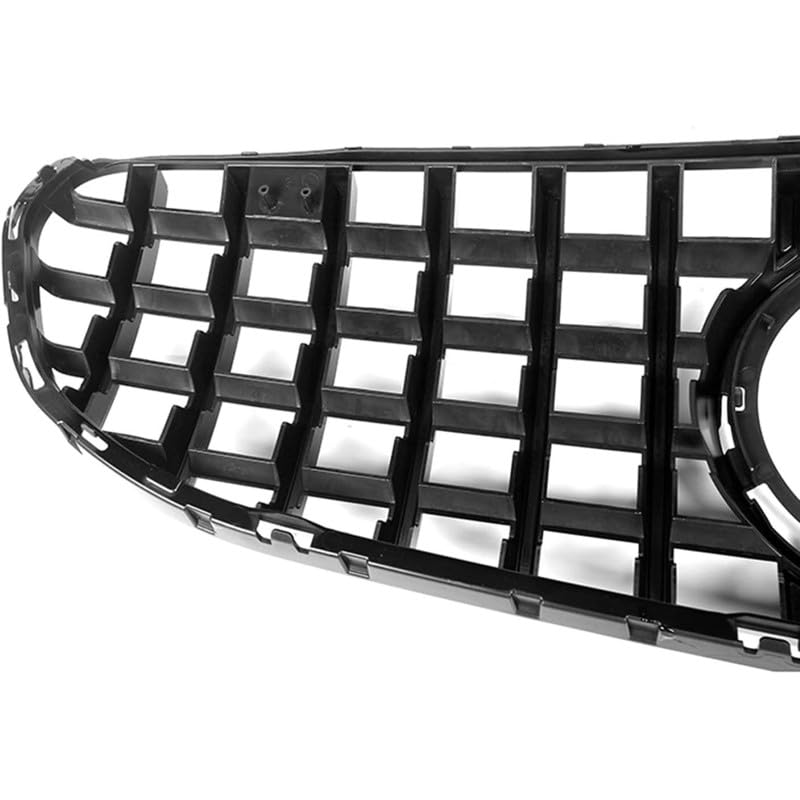 Car Craft Front Bumper Grill Compatible With Mercedes Glc W253 X256 2020-2023 Front Bumper Panamericana Grill W253 Grill Dynamic Gtr Black Lci - CAR CRAFT INDIA