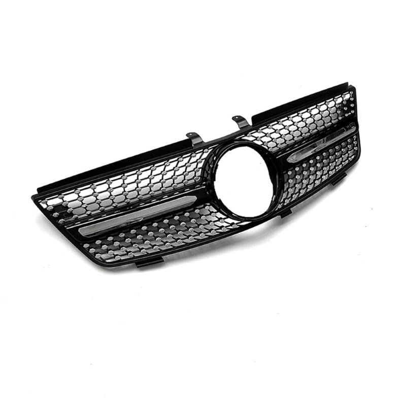 Car Craft Front Bumper Grill Compatible With Mercedes Ml W164 2005-2008 Sports Gt Amg Front Bumper Panamericana Grill W164 Grill Diamond Black - CAR CRAFT INDIA