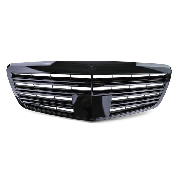 Car Craft Front Bumper Grill Compatible With Mercedes S Class W221 Lci 2010-2014 Maybach Brabus Sports Gt Amg Front Bumper Panamericana Grill W221 Grill Maybach Lci Black - CAR CRAFT INDIA