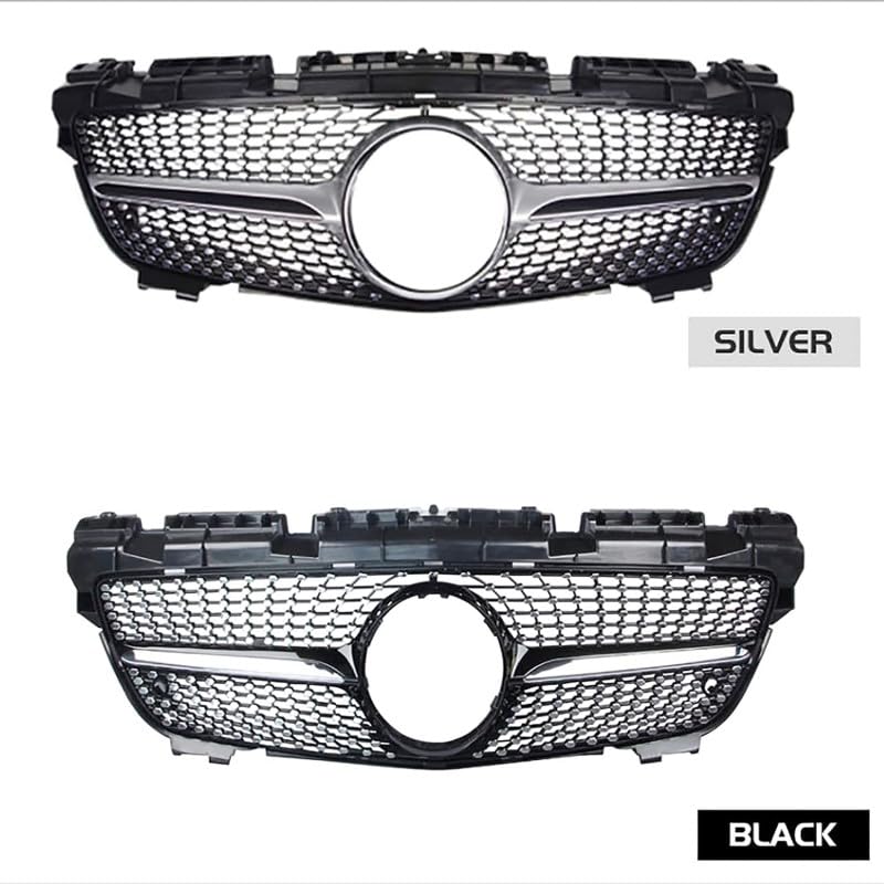 Car Craft Front Bumper Grill Compatible With Mercedes Slk W172 R172 2011-2016 Sports Gt Amg Front Bumper Panamericana Grill R172 Grill Diamond Black - CAR CRAFT INDIA