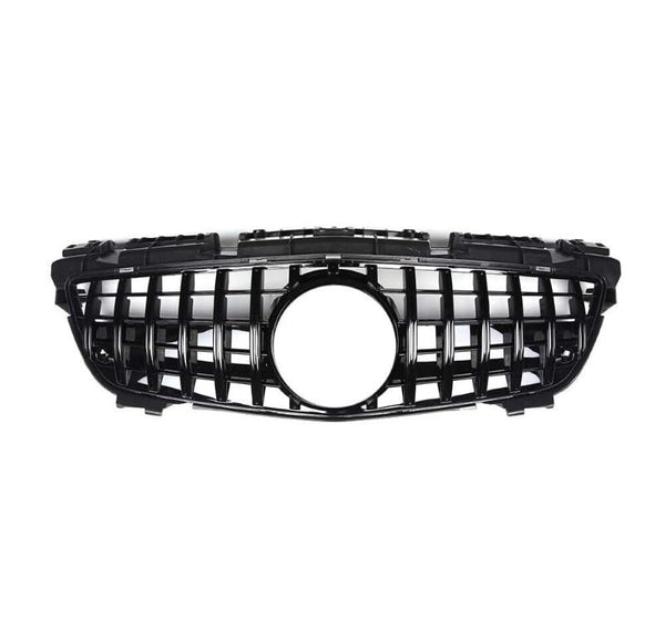 Car Craft Front Bumper Grill Compatible With Mercedes Slk W172 R172 2011-2016 Sports Gt Amg Front Bumper Panamericana Grill R172 Grill Gtr Black - CAR CRAFT INDIA