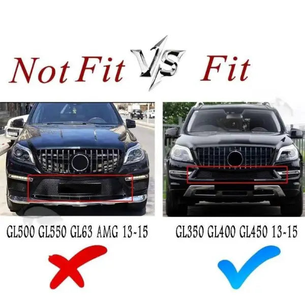 Car Craft Front Bumper Gtr Grill Compatible With Mercedes