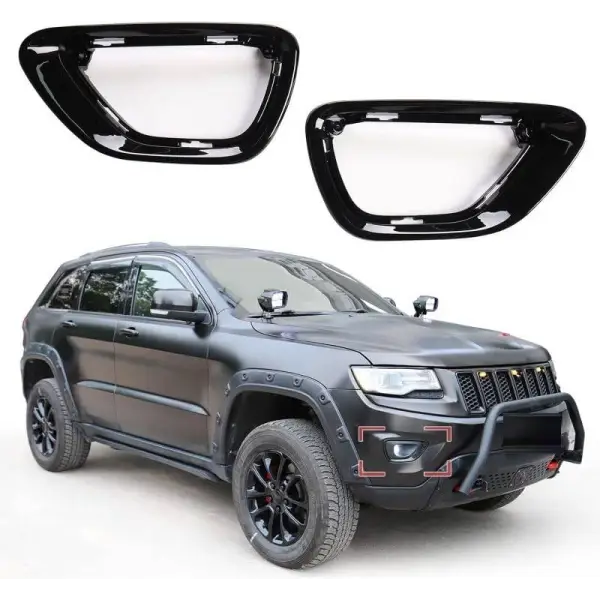 Car Craft Front Fog Lamp Fog Light Covre Wing Spoiler Led