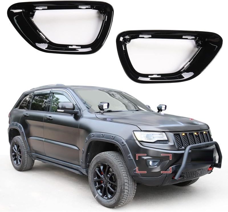 Car Craft Front Fog Lamp Fog Light Covre Wing Spoiler Led