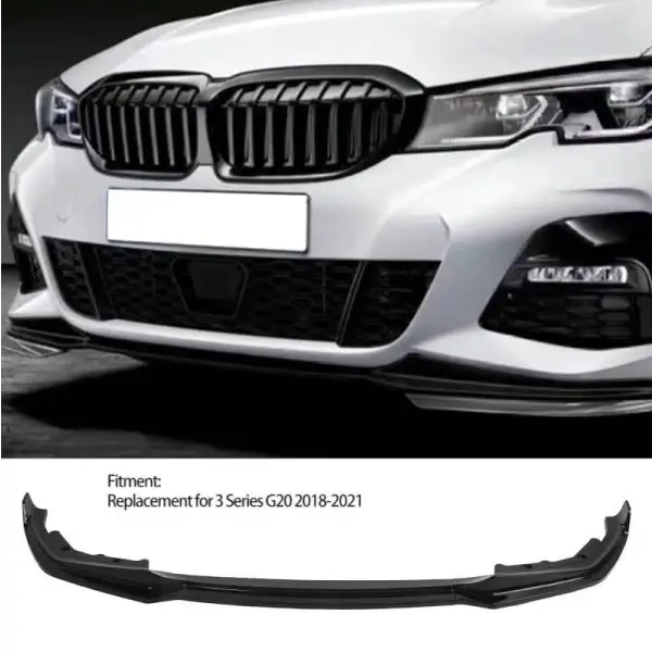 Car Craft Front Lip Spoiler Compatible with BMW 3 Series