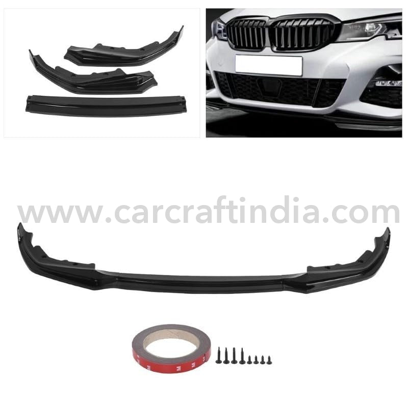 Car Craft Front Lip Spoiler Compatible with BMW 3 Series